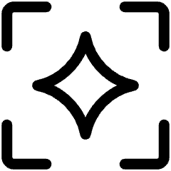 Ai Scanner Spark Icon from Ultimate Regular Set