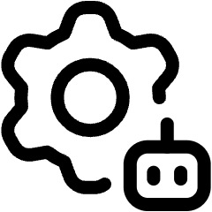 Ai Settings Robot Icon from Ultimate Regular Set