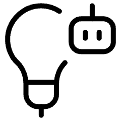 Ai Technology Robot Icon from Ultimate Light Set