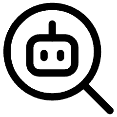 Ai Upscale Robot Icon from Ultimate Regular Set