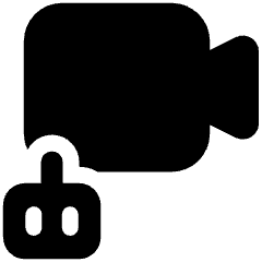 Ai Video Camera Robot Icon from Ultimate Bold Set