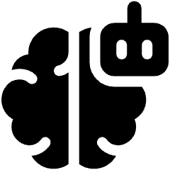 Artificial Intelligence Robot Icon from Ultimate Bold Set