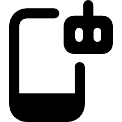 Mobile Ai Robot Icon from Ultimate Bold Set