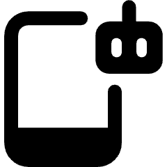 Tablet Ai Robot Icon from Ultimate Bold Set