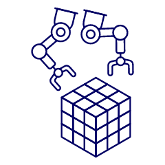 Solver Robot 1 Illustration from UX Line Set