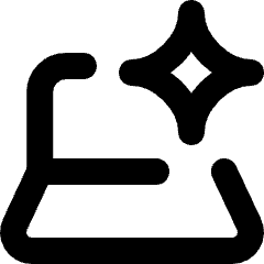 Laptop Ai Spark Icon from Micro Line Set