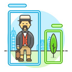 Person Detection 1 1 Illustration from UX Colors Set