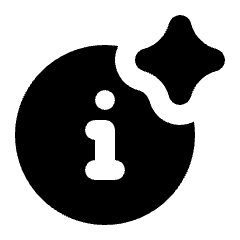 Ai Generate Insight Circle Fill Icon from Rounded Fill - Streamline Material Set