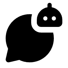 Ai Robot Chatbot Alt Fill Icon from Rounded Fill - Streamline Material Set