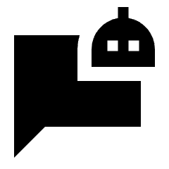 Ai Robot Chatbot Fill Icon from Sharp Fill - Material Pro Set