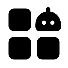 Ai Robot Generate Variation Fill Icon from Rounded Fill - Streamline Material Set