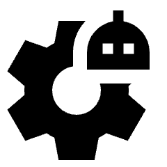 Ai Robot Setting Fill Icon from Sharp Fill - Material Pro Set