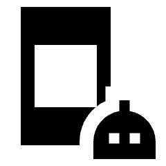 Ai Robot Smartphone Fill Icon from Sharp Fill - Material Pro Set