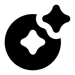 Ai Smart Assistant Circle Fill Icon from Rounded Fill - Streamline Material Set