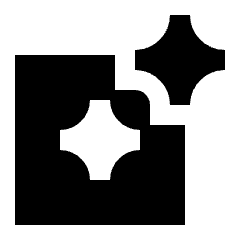 Ai Smart Assistant Square Fill Icon from Sharp Fill - Material Pro Set