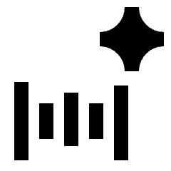 Ai Spark Generate Voice Fill Icon from Sharp Fill - Streamline Material Set