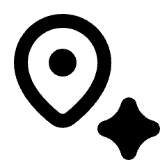 Ai Spark Navigation Icon from Rounded Line - Material Pro Set