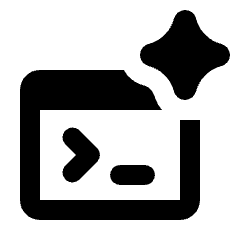 Ai Spark Prompt Fill Icon from Rounded Fill - Streamline Material Set