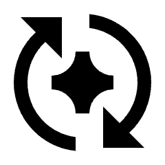 Ai Spark Redo Fill Icon from Sharp Fill - Material Pro Set