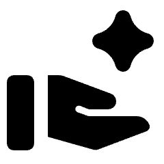 Ai Spark Share Fill Icon from Rounded Fill - Streamline Material Set