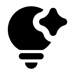 Ai Spark Technology Fill Icon from Rounded Fill - Streamline Material Set