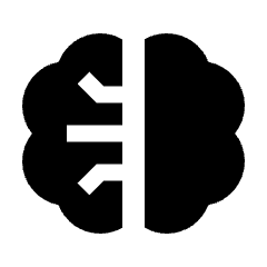 Artificial Brain Fill Icon from Sharp Fill - Streamline Material Set