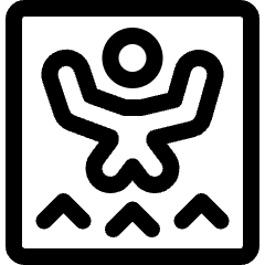 Sport Indoor Skydiving Icon from Ultimate Regular Set