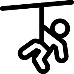 Sport Zipline Icon from Ultimate Regular Set