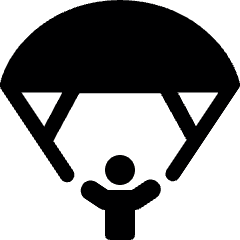 Sport Paragliding 1 Icon from Ultimate Bold Set