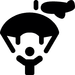 Sport Sky Diving 2 Icon from Ultimate Bold Set
