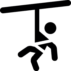 Sport Zipline Icon from Ultimate Bold Set
