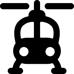 Aircraft Chopper Icon from Ultimate Bold Set