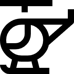 Aircraft Helicopter Icon from Nova Line Icons Set