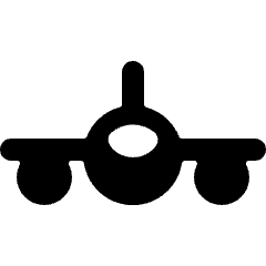 Aircraft Military Plane 1 Icon from Ultimate Bold Set