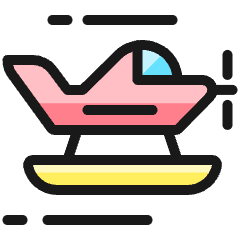 Aircraft Plane Water 1 Icon from Ultimate Colors Set