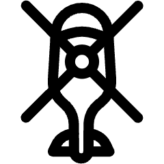 Helicopter Top View Icon from Ultimate Regular Set