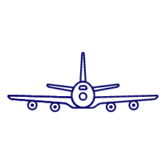 Airplane 6 Illustration from UX Line Set