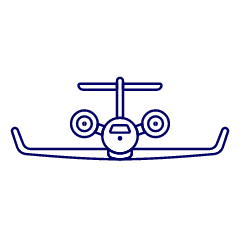 Airplane Jet Illustration from UX Line Set