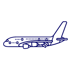 Airplane 3 Illustration from UX Line Set