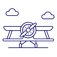 Propeller Plane 1 Illustration from UX Line Set