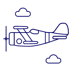 Propeller Plane 2 Illustration from UX Line Set