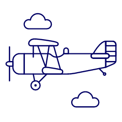 Propeller Plane 3 Illustration from UX Line Set