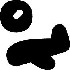 Airport Arrival Time Icon from Flex Solid Set