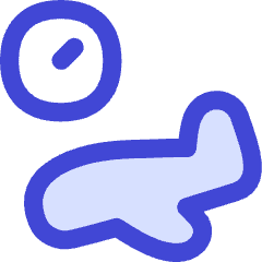 Airport Arrival Time Icon from Flex Duo Set