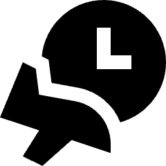 Airport Arrival Time Icon from Sharp Solid Set