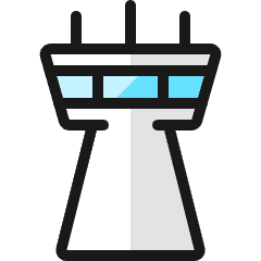 Airport Icon from Ultimate Colors Set