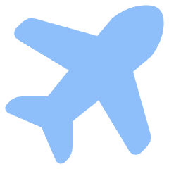 Airport Plane Icon from Plump Flat Set