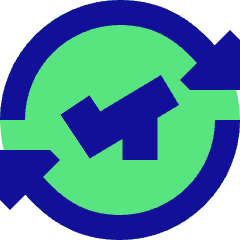 Airport Plane Transit Icon from Sharp Pop Set