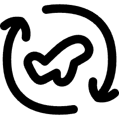 Airport Plane Transit Icon from Flex Line Set