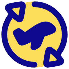 Airport Plane Transit Icon from Plump Pop Set